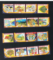 SAN MARINO - UN 1963.1978 - 2003 NATALE: IL GIOCO DELL'OCA (COMPLET SET OF 16 STAMPS, 4 X 4 SE-TENANT, BY BF) - MINT** - Neufs