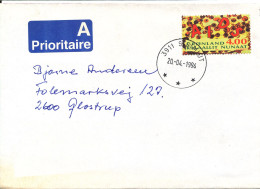 Greenland Cover Sent To Denmark Sisimiut 20-4-1994 Single Franked AIDS Stamp - Briefe U. Dokumente