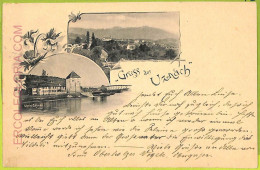 Ad5233 - SWITZERLAND - Ansichtskarten VINTAGE POSTCARD-Gruss Aus Uznach - 1898 - Uznach