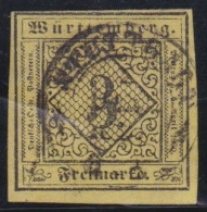 Wurttemberg      -     Michel   -  2    -       O      -    Gestempelt - Usati