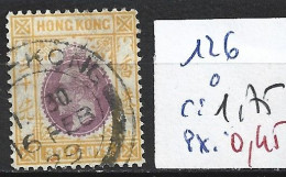 HONG KONG 126 Oblitéré Côte 1.75 € - Used Stamps