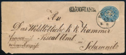 1863 2 Db 10kr Ajánlott Levélen Schemnitzbe, A Hátoldali Bélyeg Hiányos "PESTH B. H." - Andere & Zonder Classificatie