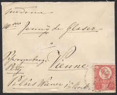 1872 Réznyomat 5kr Levélen "DEWA"-"WIEN" - Autres & Non Classés