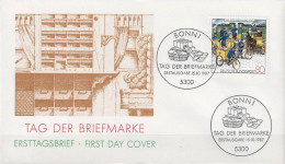BRD FRG RFA -  Tag Der Briefmarke (Mi.Nr. 1337) 1987 - Illustrierter FDC - 1981-1990