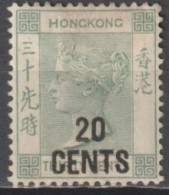 HONG KONG (CHINA) - 1885 - YVERT N°49 * MH - COTE 2020 = 185 EUR - Nuovi