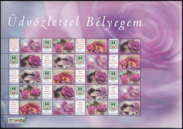 ** 2008 Üdvözlettel Bélyegem Virágok Promóciós Teljes ív (11.000) - Andere & Zonder Classificatie