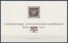 ** 1981 WIPA Merkur Emlékív Az 1851-es Hírlapbélyeg Esszével - Other & Unclassified