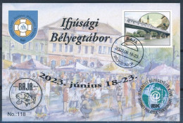 ** 2023 Ifjúsági Bélyegtábor, Baja Ajándék Emlékív - Other & Unclassified