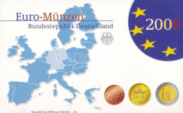 Németország 2006A 1c-2E (8xklf) + 2E "Schleswig-Holstein" Forgalmi Szett Műanyag és Papírtokban T:PP Germany 2006A 1 Cen - Ohne Zuordnung