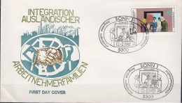 BRD FRG RFA - Integration Ausländer (Mi.Nr. 1086) 1981 - Illustrierter FDC - 1981-1990