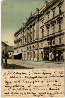 T2 1902 Arad, Nemzeti Színház, Rettinger Antal, Sugár József és úri Ruhakészítési Műterem üzlete / Theatre, Street, Shop - Zonder Classificatie