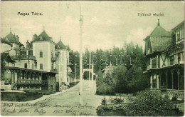 T2/T3 1905 Újtátrafüred, Neu-Schmecks, Novy Smokovec (Magas-Tátra, Vysoké Tatry); Újfüredi Részlet. M.T. és F.I. Koch Wi - Non Classés