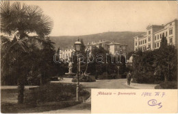 * T2/T3 1902 Abbazia, Opatija; Brunnenplatz / Square (EK) - Ohne Zuordnung