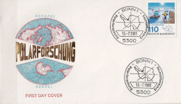 BRD FRG RFA - Polarfoschung (Mi.Nr. 1100) 1981 - Illustrierter FDC - 1981-1990