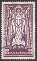 Ireland Sc# 122 Used (a) 1943-1945 5sh St. Patrick And Paschal Fire - Used Stamps