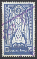 Ireland Sc# 123 Used (a) 1943-1945 10sh St. Patrick And Paschal Fire - Usados