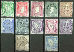 Ireland Sc# 106-117 Used (a) 1940-1942 Definitives - Gebruikt