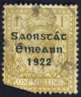Ireland Sc# 55 Cull (a) 1922-1923 1sh Overprint - Oblitérés