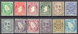 Ireland Sc# 65-76 MH 1922-1923 Definitives - Unused Stamps