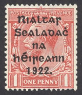 Ireland Sc# 40 MH 15¾X16 1922 1p Alex. Thom Overprint - Ongebruikt