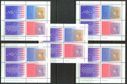 Ireland Sc# 392b MNH Lot/5 Souvenir Sheet 1976 American Bicentennial - Unused Stamps