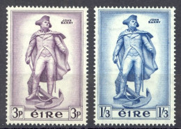 Ireland Sc# 155-156 MNH 1956 Statue Of John Barry - Ongebruikt