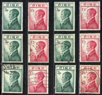 Ireland Sc# 149-150 Used Lot/6 1953 Robert Emmet - Gebraucht