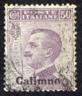 Italy Agean Is.-Calino Sc# 8 Used 1912-1921 50c Overprint Definitives - Aegean (Calino)