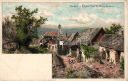 ** T2/T3 Dürnstein, Gasse / Alley, Wiener Künstler-Postkarte No. 33. Litho - Ohne Zuordnung