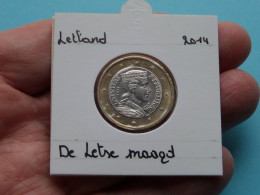 2014 - 1 Euro >> De Letse Maagd ( Zie / Voir / See > DETAIL > SCANS ) LETLAND ! - Letonia