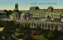 ** T1/T2 Dresden, Zwinger Von Weber's Hotel / Palace, Garden - Ohne Zuordnung