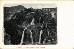 ** T2/T3 Tivoli, Veduta Generale Delle Cascate / General View, Waterfalls (worn Corners) - Unclassified
