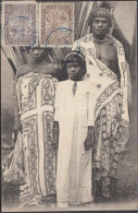 T2 1905 Prince Sakalave Et Sa Famille / Sakalava Prince And His Family, Madagascar Folklore. TCV Card - Zonder Classificatie