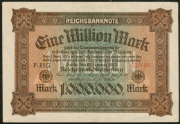 Deutsches Reich 1 Million Mark 20. Feb. 1923 Serie F-HG Rote Kenn Nr.029600(6stellig) KM#86 A, II - 1 Mio. Mark