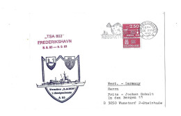 1.U Boots Geschwader.Tender Lahn.Expédié De Frederikshavn à Steinhude (Allemagne) - Cartas & Documentos