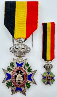 Médaille Décoration Civile. Médaille Et Médaille Réduction. Union Professionnelle. 2ième Classe. Avec écrin. - Unternehmen