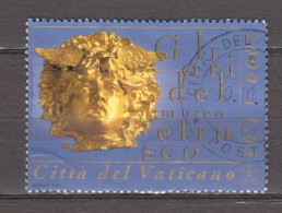 Vatican 2001 Mi 1389 Canceled ETRUSCAN MUSEUM (2) - Oblitérés