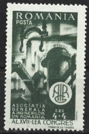 Romania 1947. Scott #B373 (MH) Steel Mill - Unused Stamps