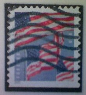 United States, Scott #5659, Used(o) Booklet, 2022, Flag Definitive, (58¢) Foreever - Gebraucht