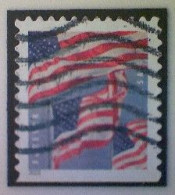 United States, Scott #5659, Used(o) Booklet, 2022, Flag Definitive, (58¢) Foreever - Gebraucht