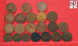 GREAT BRITAIN  - LOT - 21 COINS - 2 SCANS  - (Nº58006) - Collections & Lots