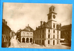 NY1103, Aubonne, Lion D'Or, Place De La Balance, Hôtel De Ville, Phototypie Circulée 1932 - Aubonne