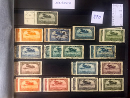 Maroc Poste Aérienne Lot 270 Neuf Et Oblitérés Et Non Dentelé N°1 à 42 1922/1928 Côte + 570 Euros - Andere & Zonder Classificatie