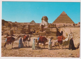 AK 198208  EGYPT - Giza - The  Sphinx And The Pyramids Of Cheops And Chephren - Pyramids