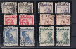 AUSTRIA 1934 - MNH + Canceled - ANK 591-596 - Complete Set! - Unused Stamps