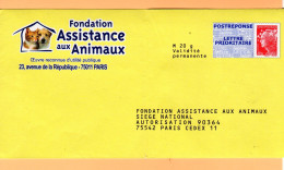 PAP Réponse Fondation Assistance Aux Animaux - Neuf - 11P456 - Listos Para Enviar: Respuesta /Beaujard