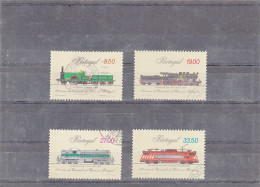 Portugal, Caminhos De Ferro Em Portugal, 1981, Mundifil Nº 1541 A 1544 Used - Gebraucht