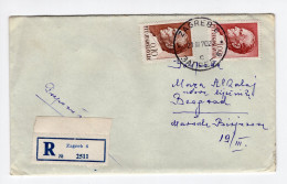 1970. YUGOSLAVIA,CROATIA,ZAGREB,REGISTERED COVER TO BELGRADE - Brieven En Documenten