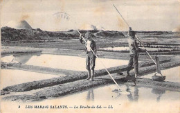 MÉTIER De La MER - PALUDIER - Les MARAIS SALANTS : La Récolte Du Sel ( Bonne Animation ) - CPA - - Visvangst