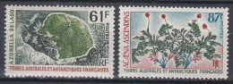 France Colonies, TAAF 1973 Flora Mi#83-84 Mint Never Hinged (sans Charniere) - Ungebraucht